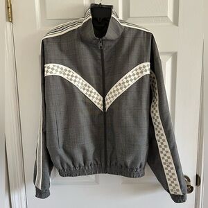 Louis Vuitton Black and White Checkered Track Jacket